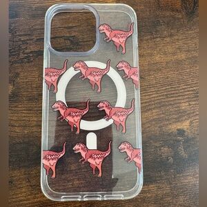 Coach Rexy Dinosaur iPhone 15 Pro Max Case MagSafe